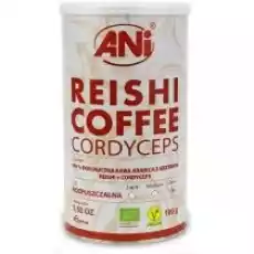 Ani Kawa rozpuszczalna arabica z grzybami reishi cordyceps 100 g Bio Artykuły Spożywcze Kawa