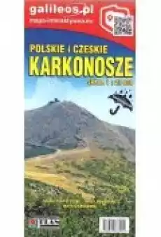 Mapa tur Karkonosze pol i czeskie 125 000 lam Książki Literatura podróżnicza