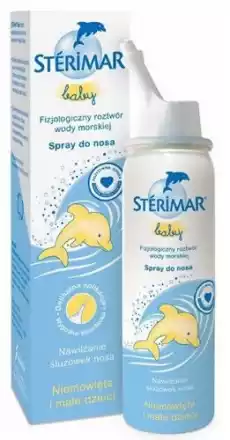 STERIMAR Baby spray 50ml Zdrowie i uroda Zdrowie FarmaceutykiLeki KropleSpray