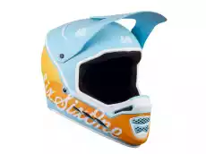 Sissixone 661 reset geo blorange mips kask rowerowy fullface błękitnopomarańczowy Rozmiar 5759 Sport i rekreacja