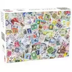 Puzzle 1000 el Tons of Stamps Tactic Dla dziecka Zabawki Puzzle