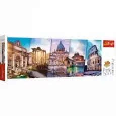 Puzzle panoramiczne 500 el Podróż do Włoch Trefl Dla dziecka Zabawki Puzzle