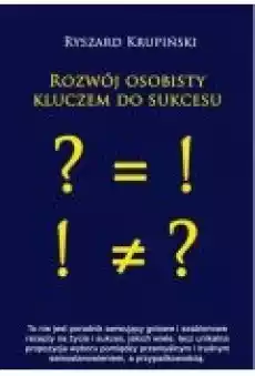 Rozwój osobisty kluczem do sukcesu Książki Ebooki