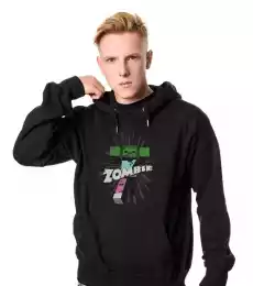 Zombie Bluza z kapturem męska Odzież obuwie dodatki Odzież męska Bluzy męskie