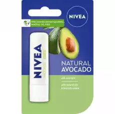 Nivea Pielęgnująca pomadka do ust Natural Avocado 48g Zdrowie i uroda Kosmetyki i akcesoria Pielęgnacja twarzy Pielęgnacja ust