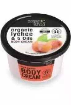 Organic Lychee 5 Oils Body Cream krem do ciała o zapachu liczi Zdrowie i uroda Kosmetyki i akcesoria Pielęgnacja ciała