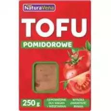 NaturaVena Tofu kostka pomidorowe 250 g Artykuły Spożywcze Nabiał