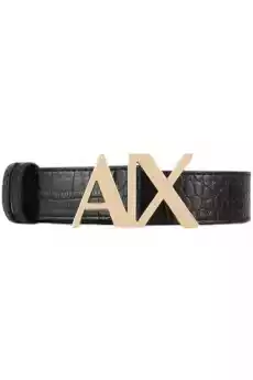 PASEK DAMSKI ARMANI EXCHANGE 941134 2F751 CZARNY Odzież obuwie dodatki Galanteria i dodatki PaskiKlamry