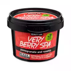 Beauty Jar Very Berry Spa delikatny peeling do twarzy i ust z witaminą C 120g Zdrowie i uroda Kosmetyki i akcesoria Pielęgnacja twarzy Peelingi i scruby do twarzy