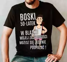 koszulka na 50tke pięćdziesiąte urodziny boski 50 latek Odzież obuwie dodatki Odzież męska Koszulki męskie