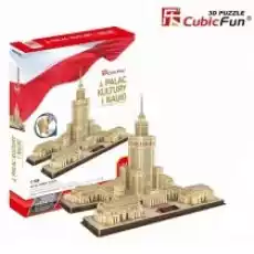 Puzzle 3D 144 el Pałac Kultury i Nauki Zestaw XL Cubic Fun Dla dziecka Zabawki Puzzle