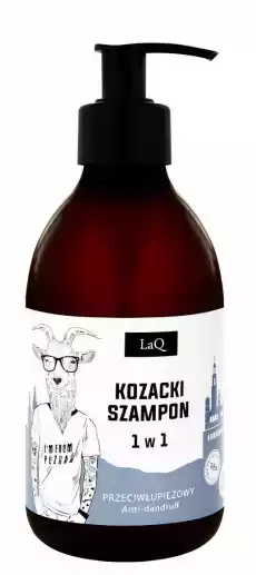 LaQ Kozioł szampon dla facetów 1w1 300ml Zdrowie i uroda Kosmetyki i akcesoria Pielęgnacja i stylizacja włosów Szampony do włosów