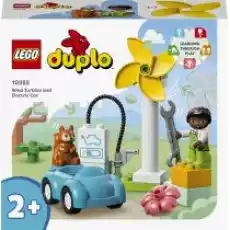 LEGO DUPLO Turbina wiatrowa i samochód elektryczny 10985 Dla dziecka Zabawki Klocki