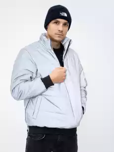 Reflective Pullover Jacket Silver TB3151 Odzież obuwie dodatki Odzież męska Okrycia wierzchnie męskie Kurtki męskie