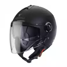 CABERG KASK JET Z BLENDĄ RIVIERA V4X CZARNY MAT Motoryzacja Sporty Motorowe Ochrona Głowy Kaski