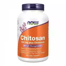 Chitosan 500mg plus Chromium x 240 kapsułek Sport i rekreacja Odżywki i suplementy Odżywki wspomagające odchudzanie