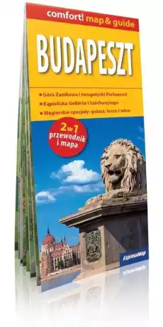 Comfort mapguide Budapeszt 2w1 mapa w2019 Książki Turystyka mapy atlasy