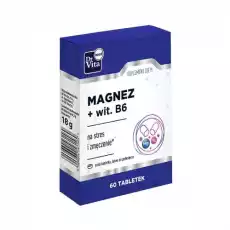 Magnez Witamina B6 60 tabletek Sport i rekreacja Odżywki i suplementy Witaminy i minerały