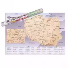 Mapa Zdrapka Mapa Polski Prezenty Pozostałe