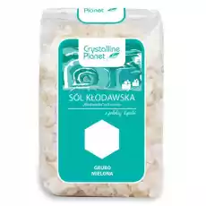 Sól Kłodawska Grubo Mielona 600 g Crystalline Planet Artykuły Spożywcze