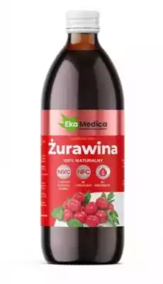 Ekamedica ŻURAWINA sok NFC 100 500 ml Artykuły Spożywcze