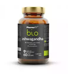 Pharmovit Ashwagandha ekstrakt BIO 60 kaps Zdrowie i uroda Zdrowie Witaminy minerały suplementy diety