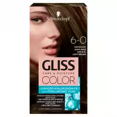 Schwarzkopf Gliss Color krem koloryzujący do włosów 60 Naturalny Jasny Brąz Zdrowie i uroda Kosmetyki i akcesoria Pielęgnacja i stylizacja włosów Farby i szampony koloryzujące