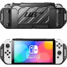 Etui Supcase UB Pro Nintendo Switch Oled czarne Telefony i akcesoria Akcesoria telefoniczne Pokrowce i kabury do telefonów