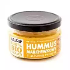 Vega Up Hummus marchewkowy z wędzoną papryką 190 g Bio Artykuły Spożywcze Przetwory