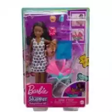 Barbie Skipper zestaw opiekunka HHB68 Mattel Dla dziecka Zabawki Zabawki dla dziewczynek Lalki i akcesoria Lalki