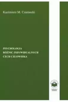 Psychologia różnic indywidualnych cech człowieka Książki Audiobooki