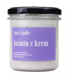 ŚWIECA SOJOWA JAŚMIN Z BZEM 300 ml YOUR CANDLE Dom i ogród Wyposażenie wnętrz Świece i aromaterapia