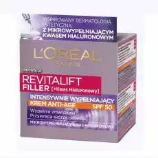 Revitalift Filler HA SPF50 intensywnie wypełniający krem do twarzy przeciw oznakom starzenia 50ml Zdrowie i uroda