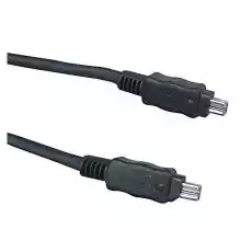 FireWire kabel IEEE 1394 IEEE 1394 4pin M IEEE 1394 4pin M 2m czarny Logo blistr Komputery Akcesoria komputerowe Inne akcesoria komputerowe