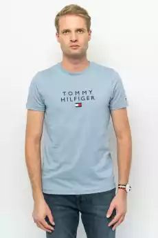 TSHIRT MĘSKI TOMMY HILFIGER XM0XM02307 NIEBIESKI Odzież obuwie dodatki Odzież męska