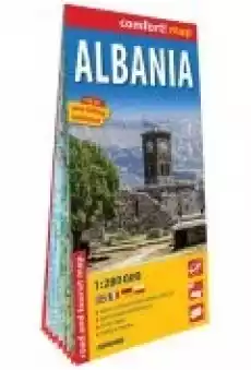 Comfort map Albania 1280 000 Książki Literatura podróżnicza