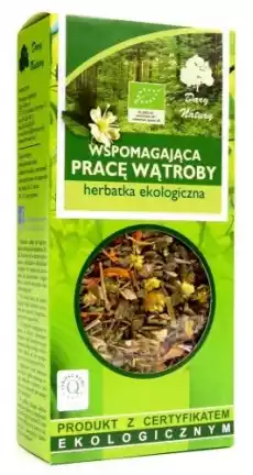 HERBATKA WSPOMAGAJĄCA PRACĘ WĄTROBY BIO 50 g DARY NATURY Artykuły Spożywcze Herbata