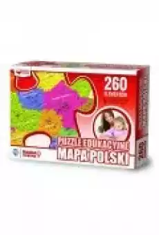 Puzzle 260 el Mapa polski Dla dziecka Zabawki Puzzle