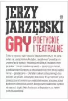 Gry poetyckie i teatralne Książki Ebooki