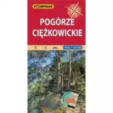 Mapa turystyczna Pogórze Ciężkowickie 150 000 Książki Literatura podróżnicza