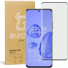 Szkło hartowane Bizon Glass Edge 3D do Xiaomi 12 12X Telefony i akcesoria Akcesoria telefoniczne Folie ochronne