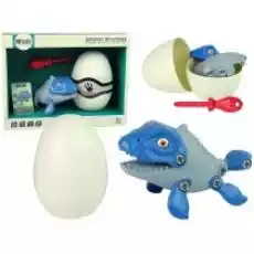 Zestaw Dinozaur Mosasaur z Jajkiem DIY Leantoys Dla dziecka Zabawki Zabawki kreatywne