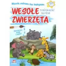 Wesołe zwierzęta Malowanki wodne Książki Dla dzieci