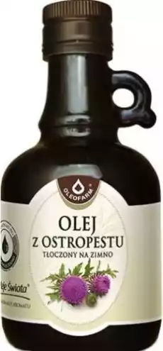 Olej z ostropestu tłoczony na zimno Oleje świata 250ml Oleofarm Artykuły Spożywcze Oleje i oliwy