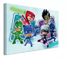 PJ Masks Versus obraz na płótnie Dom i ogród Wyposażenie wnętrz Dekoracja Obrazy i plakaty