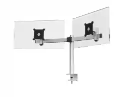 Uchwyt stołowy DURABLE do dwóch monitorów z zaciskiem biurkowym Komputery Monitory Akcesoria do monitorów