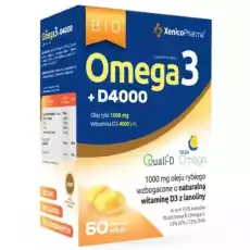 Xenicopharma Omega 3 D3 4000 60 Kaps Artykuły Spożywcze