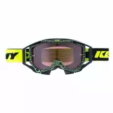 KENNY GOGLE TITANIUM GRANIT NEON YELLOW Motoryzacja Motocykle