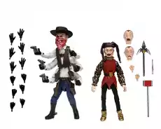 Zestaw figurek Puppet Master Ultimate SixShooter i Jester Dom i ogród Wyposażenie wnętrz Dekoracja Figurki dekoracyjne Figurki kolekcjonerskie