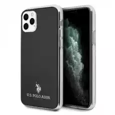 US Polo USHCN58TPUBK iPhone 11 Pro czarnyblack Shiny Telefony i akcesoria Akcesoria telefoniczne Etui